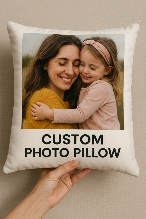 Satin photo pillow { Square } - Image 4