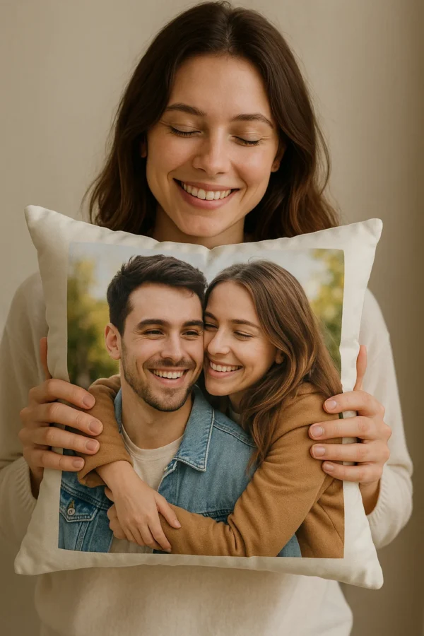 Satin photo pillow { Square } - Image 3